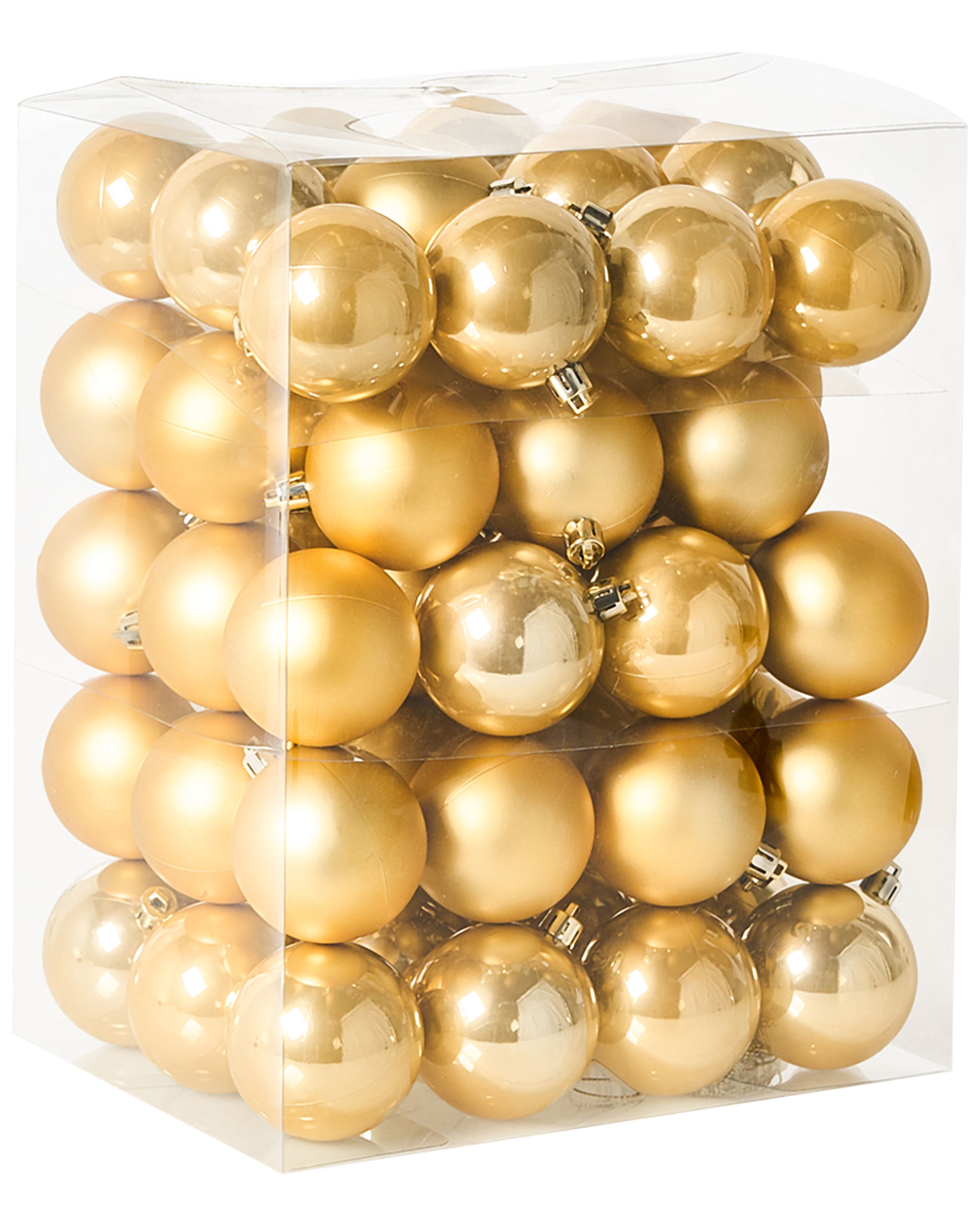 Set of 60 Baubles FEGEN Gold