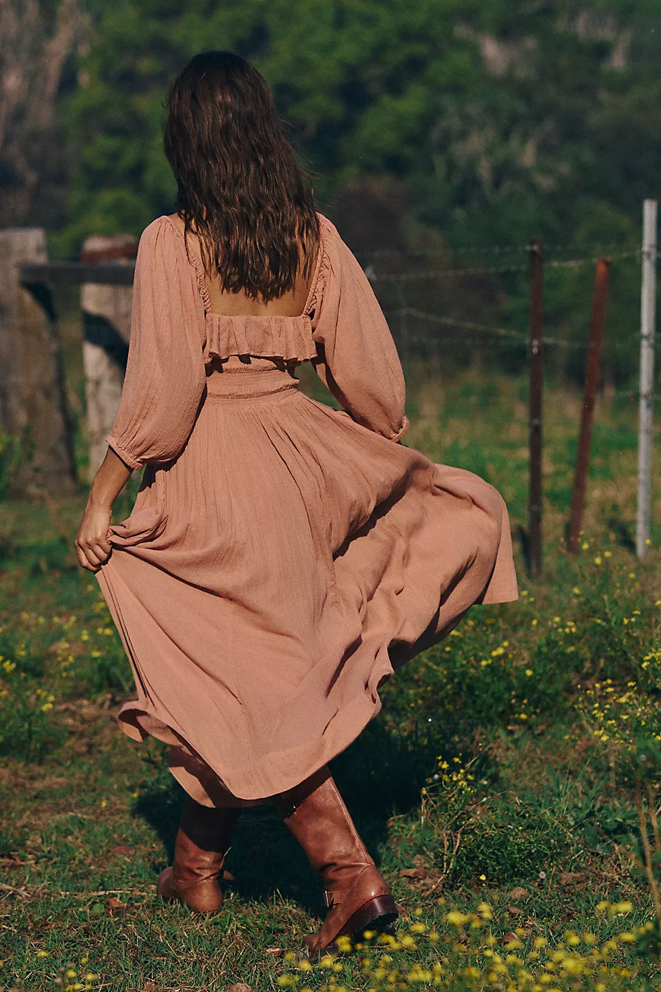 Oasis Midi Dress-Tuscany