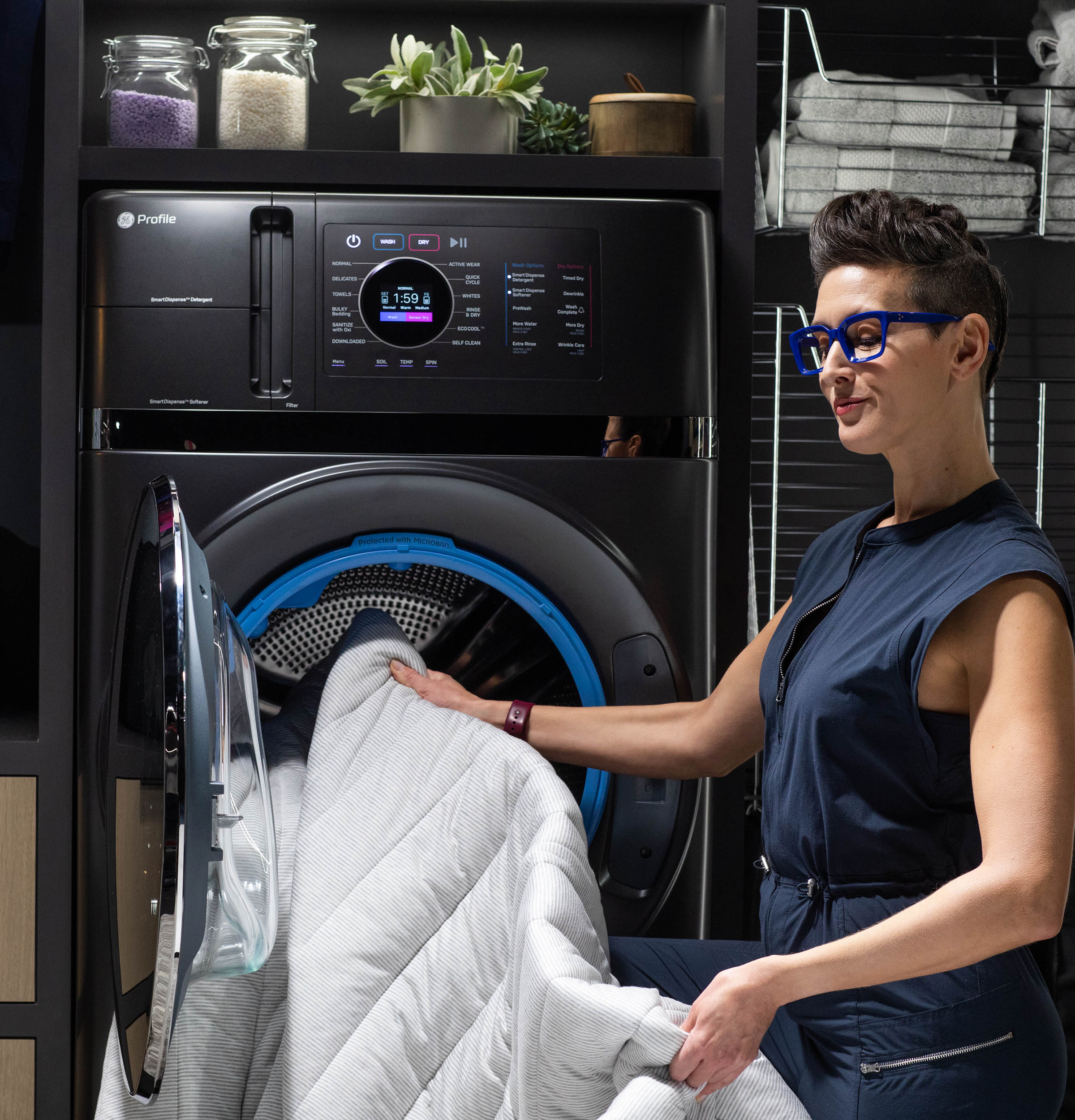 Grande capacité de lavage
