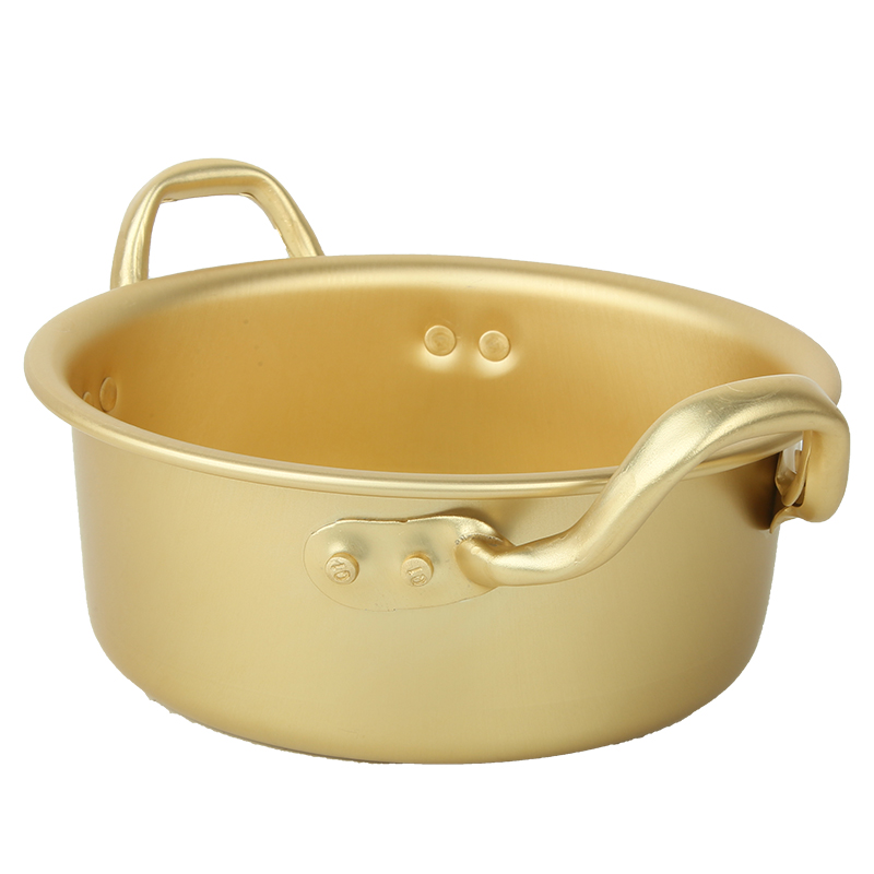 Stainless Steel Korean Ramyeon  Pot Japanese Ramen Pot Cooking Instant Noodle Pot for Soup and Food