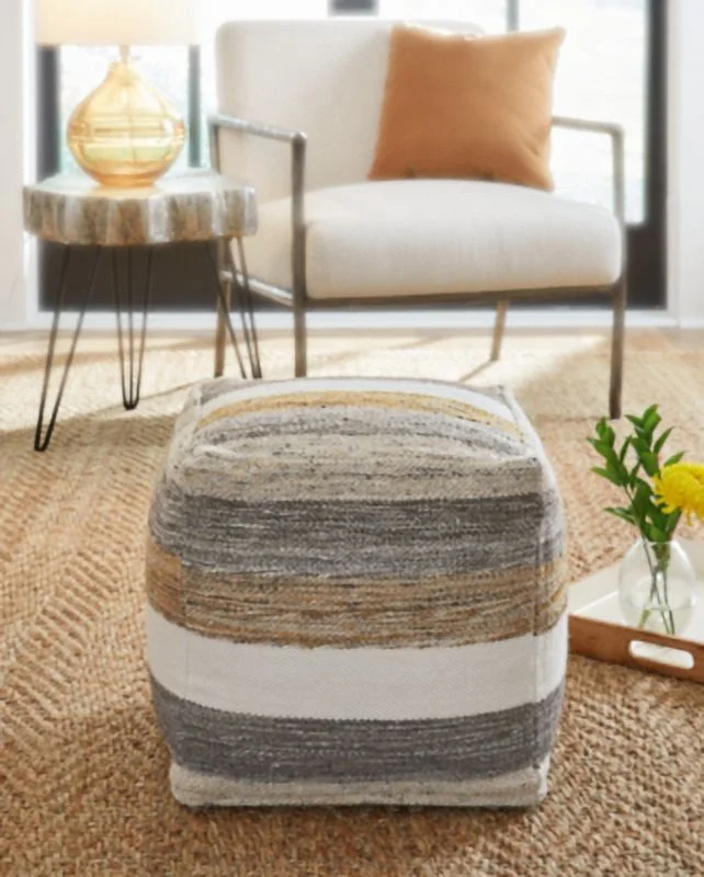 Signature Design by Ashley Casual Josalind Pouf  Multi