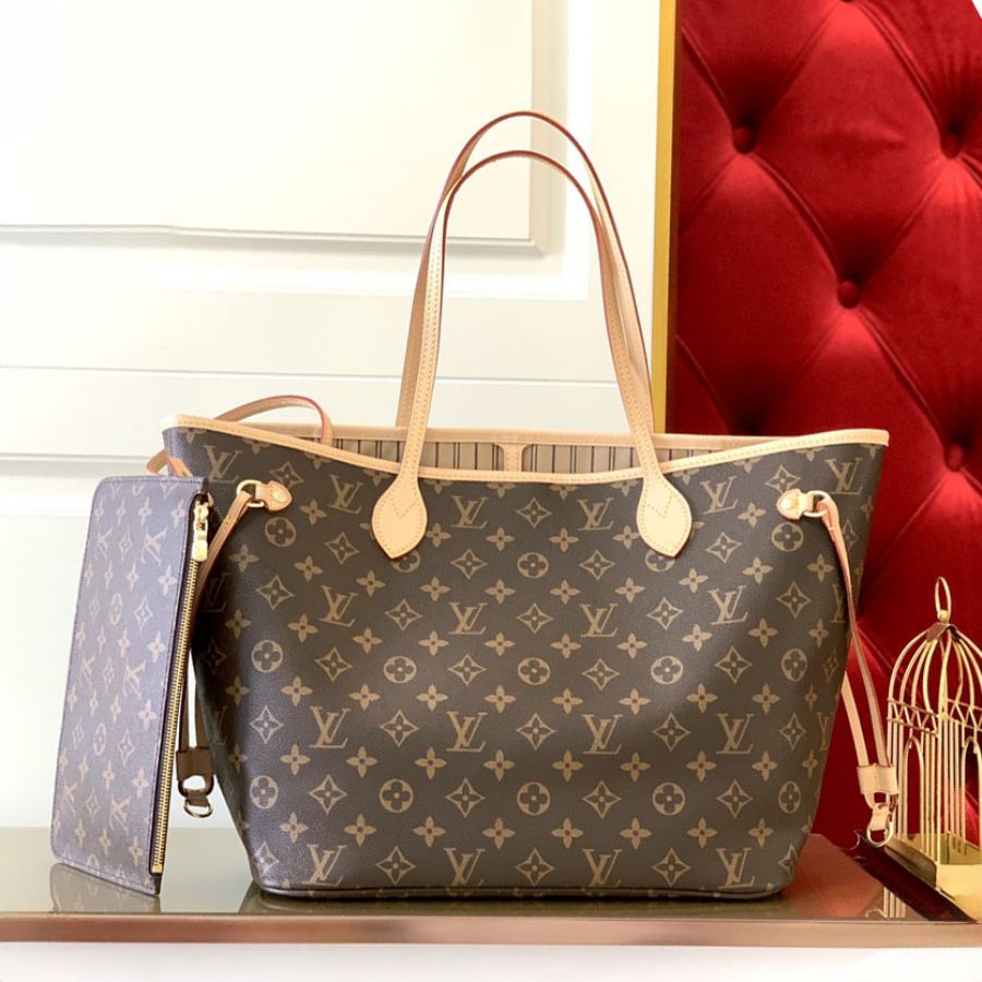 Louis Vuitton LV Neverfull Tote Bag Handbag M41177 MM&GM1:1High-quality replica