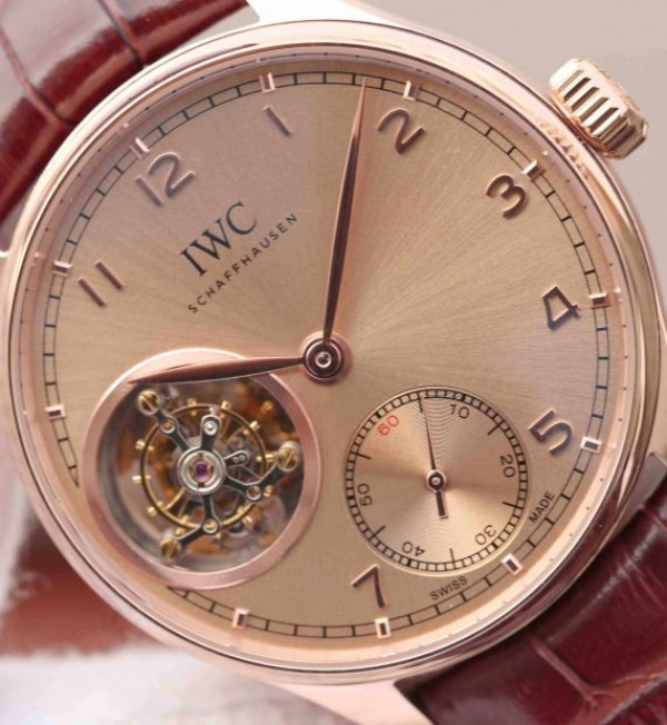 Replica IWC AZ Portuguese Tourbillon RG Dial A98900 - Top club