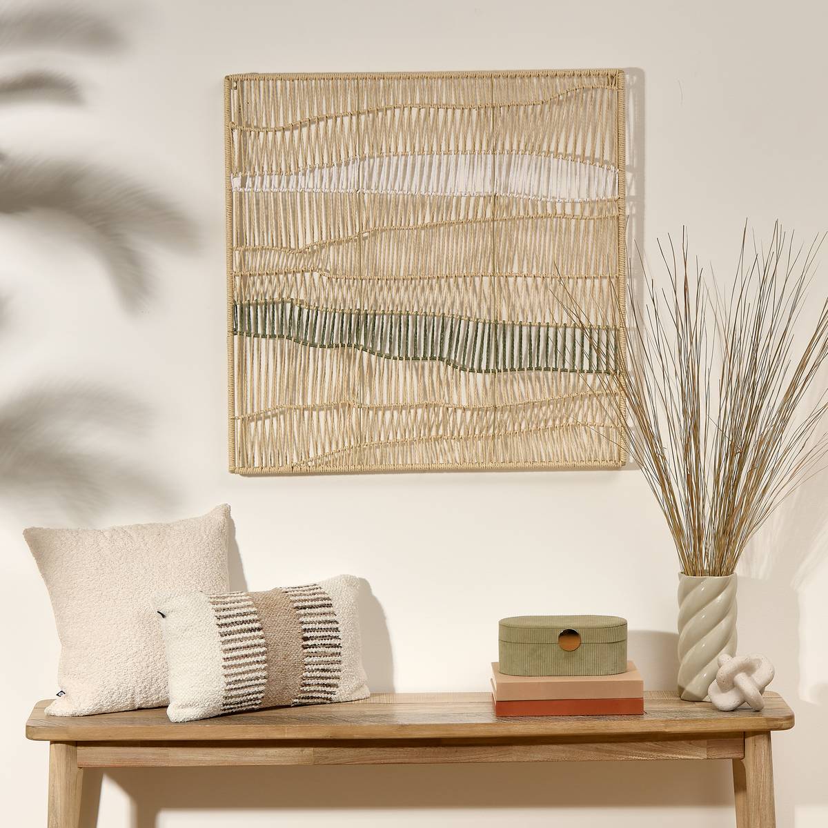 Wall Decoration "Henry" Beige, 80x80 cm