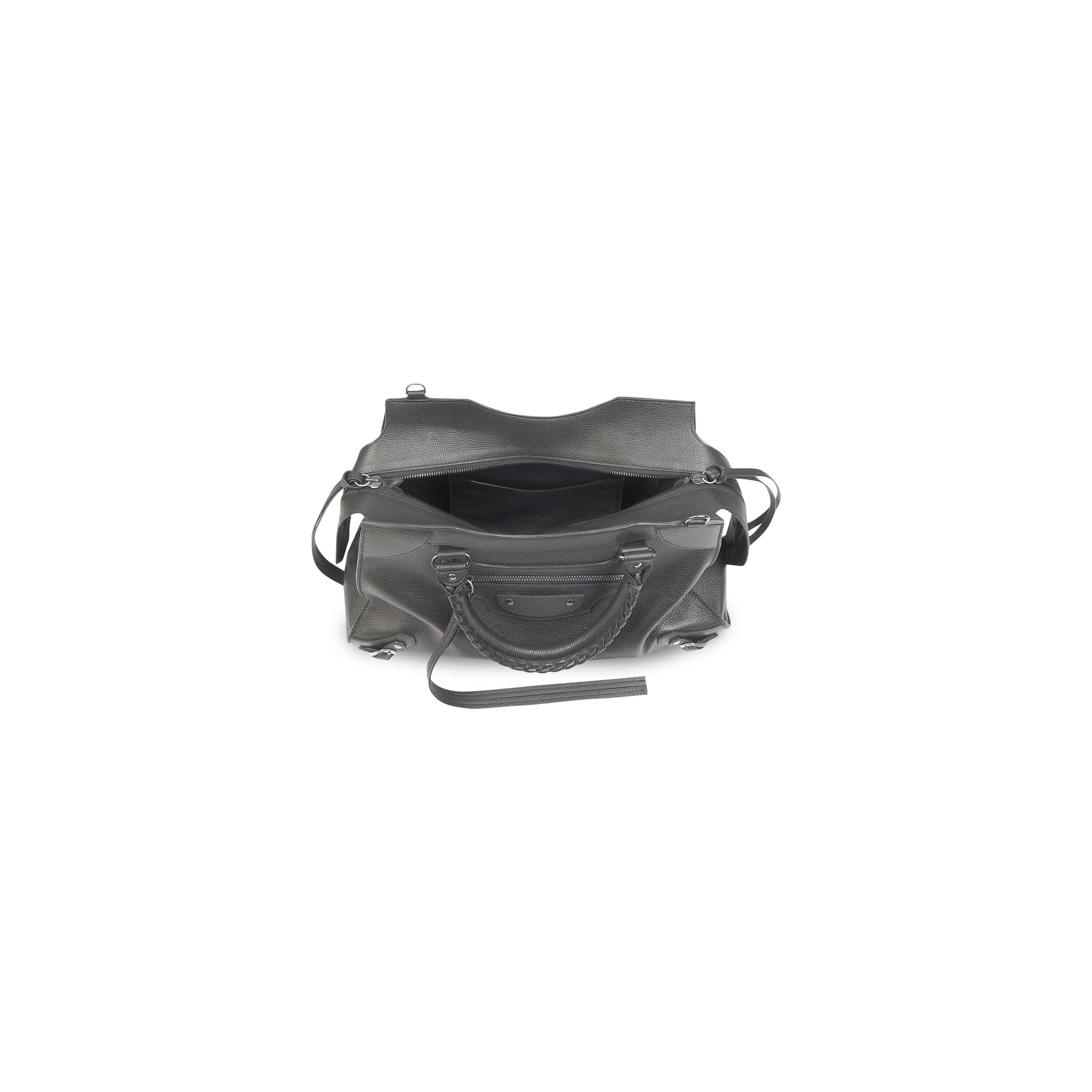 NEO CLASSIC MEDIUM HANDBAG IN DARK GREY - Replicaclubs
