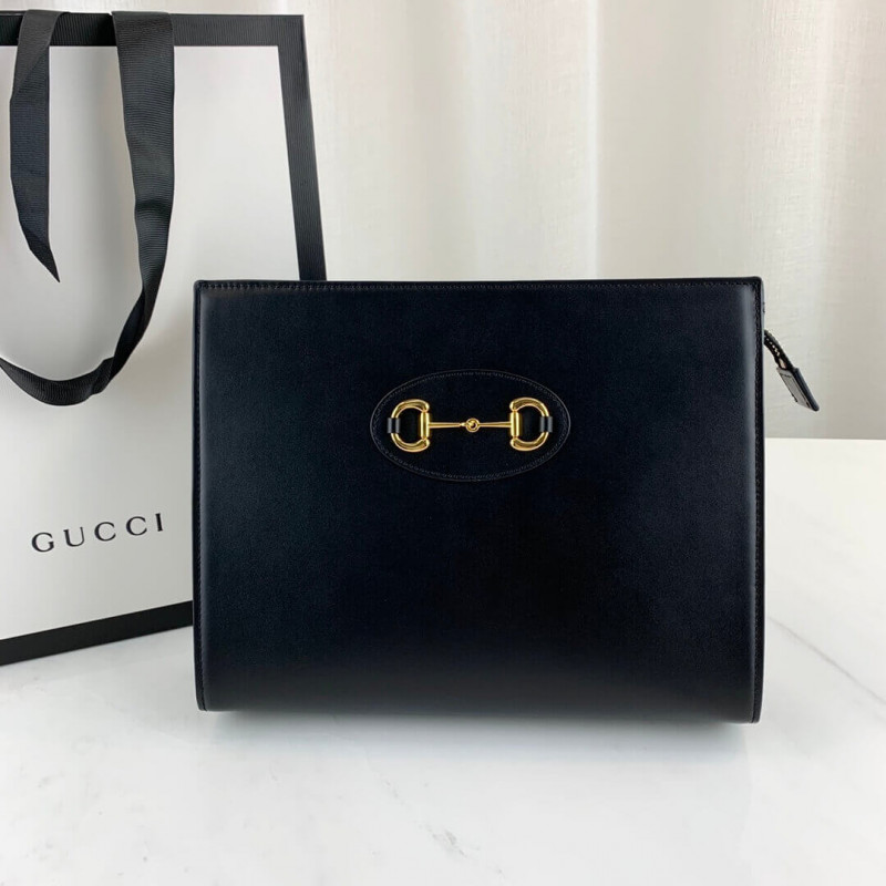 Replica Gucci 1955 Horsebit-Embellished Leather Pouch 6218901:1High-quality replica