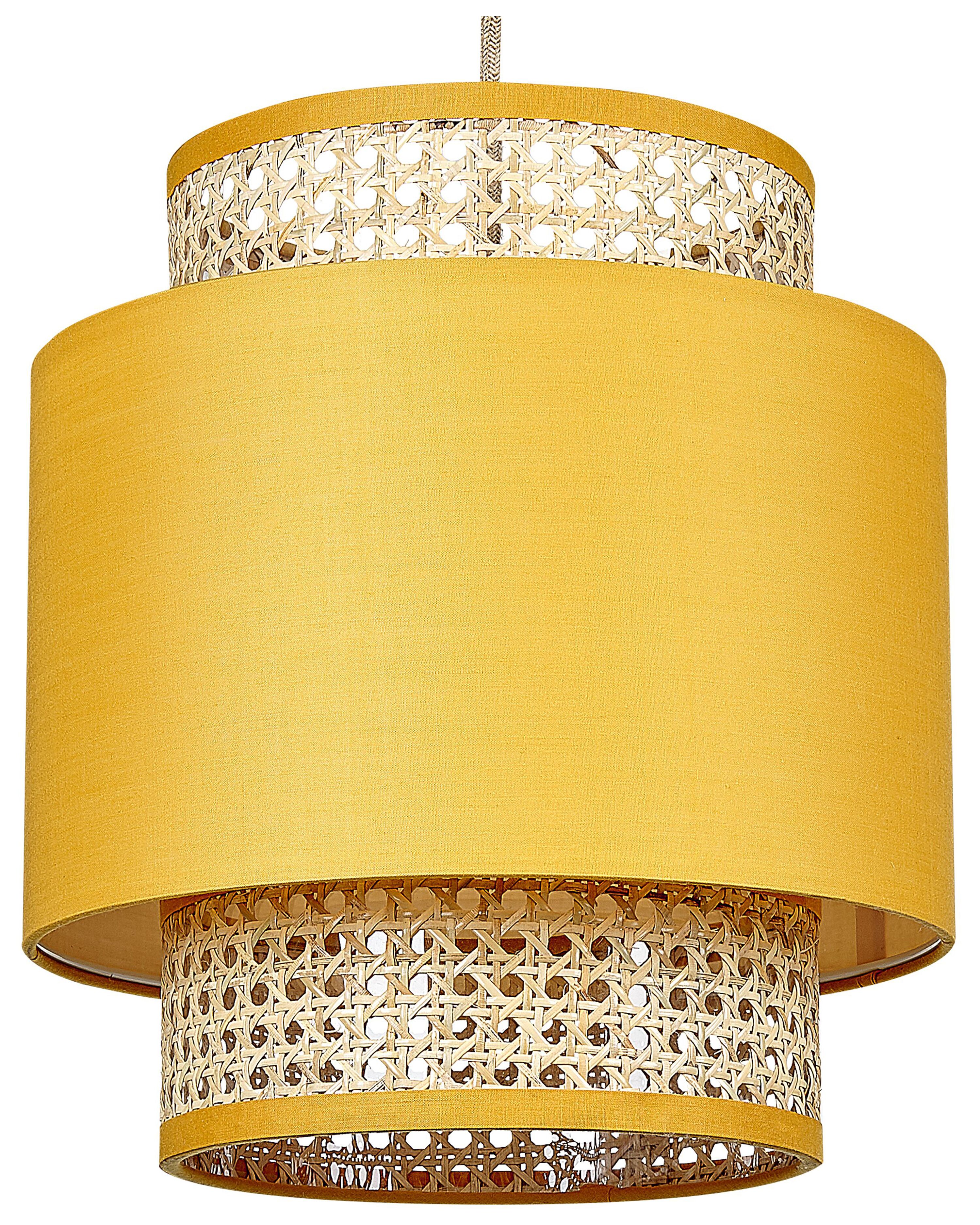 Pendant Lamp BOERI Rattan Mustard