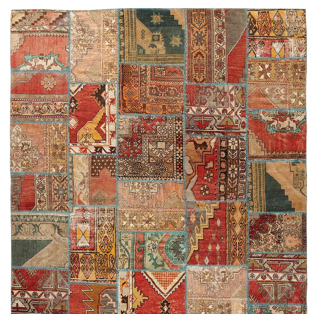 Anatolia Patchwork Hand-Knotted Rug - Sundance Clothing