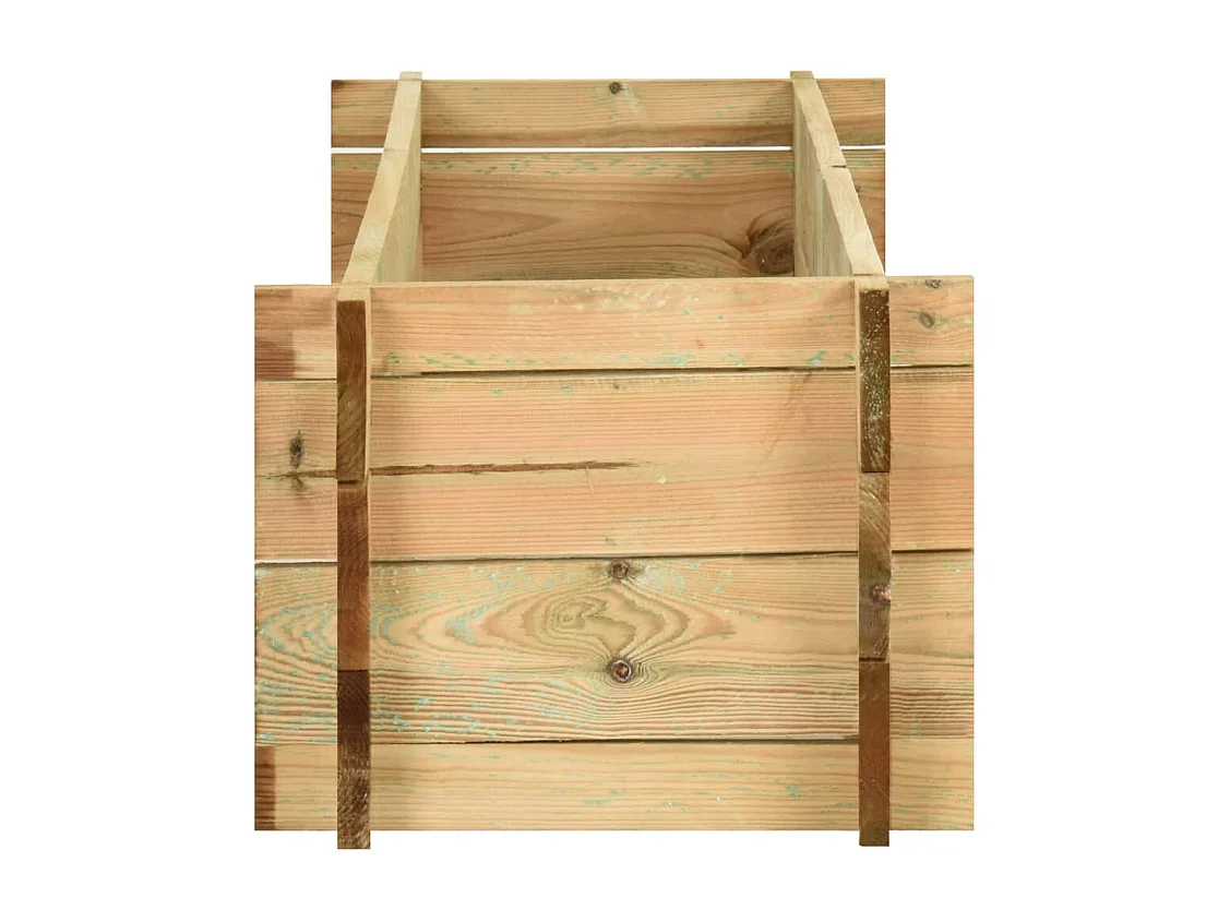 Jardinière surélevée de légumes Bois de pin imprégné 120cm