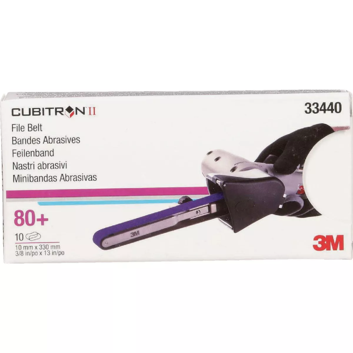 3M Cubitron II 3/8 In. x 13 In. 60 Grit Band File Belt