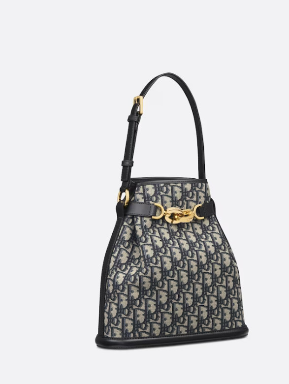 Medium C’Est Dior Bag Blue For Women M2271UTZQ_M928 24cm/9.5Inches1:1High-quality replica