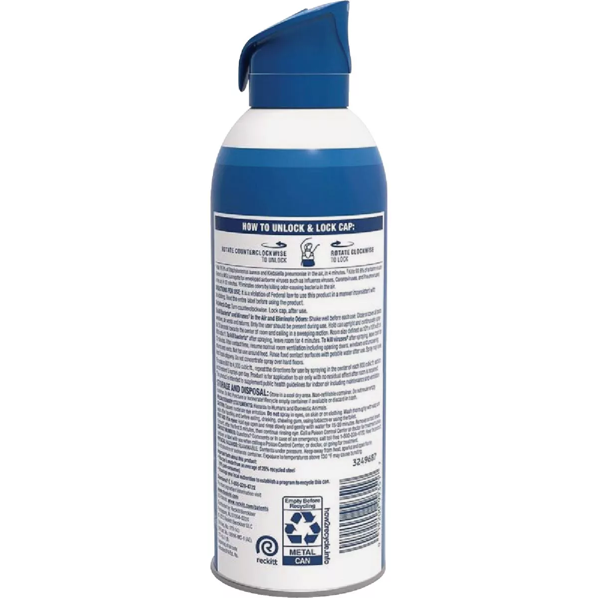 Lysol 10 Oz. White Linen Air Sanitizer Spray