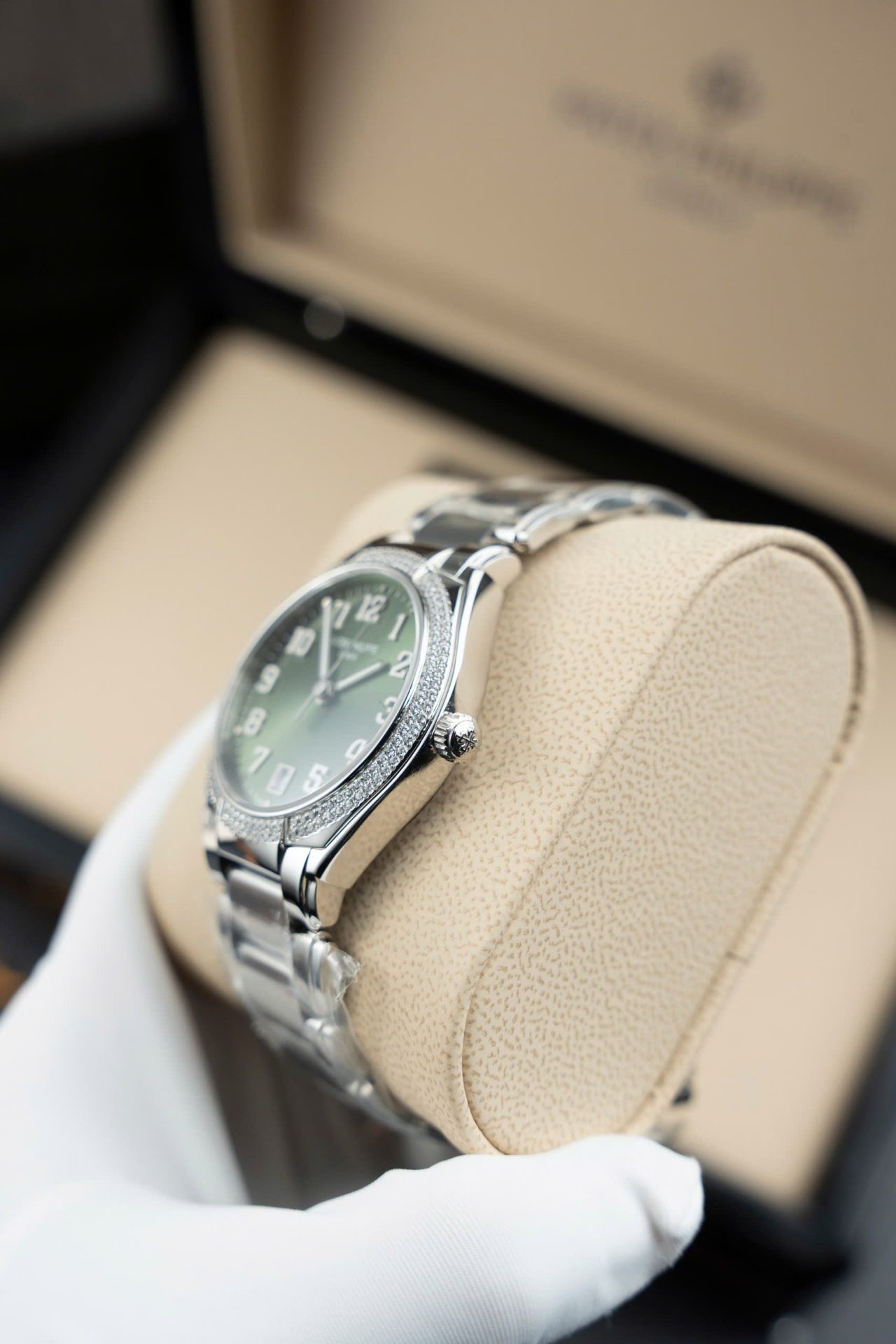 Patek Philippe Copies Watches Twenty 4 7300 Green Dial Metal Wire 36mm - Top club