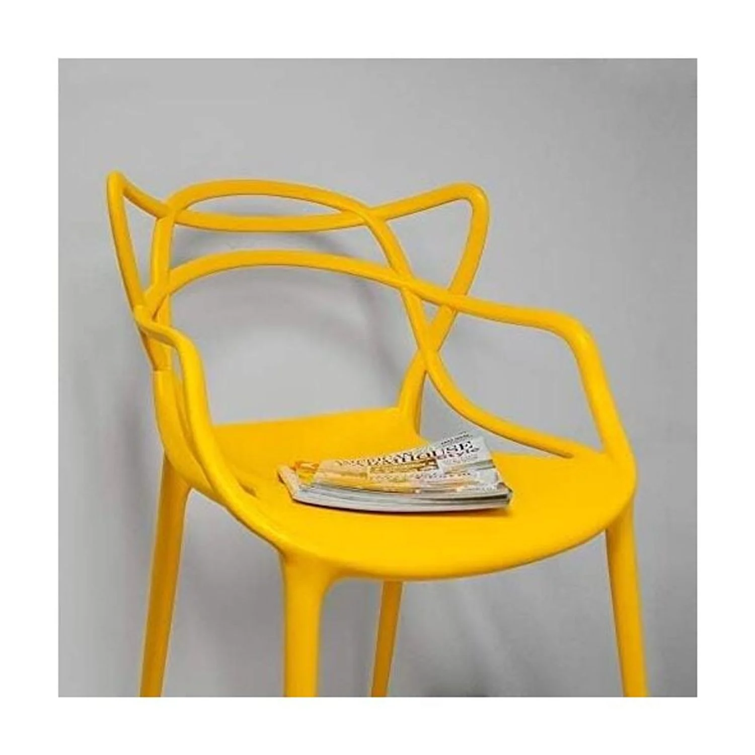 Loop Chair 2-pack, Yellow - Image 4