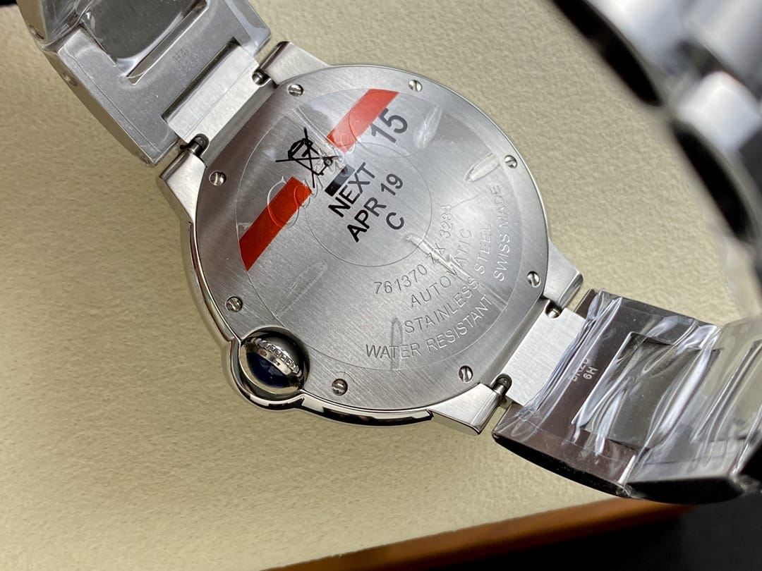 Fake Cartier Watch Ballon Bleu de Cartier Steel 36mm Silver Dial WSBB0048 mechanical movement 3KF(1:1 replica) - Elite Watch Atelier
