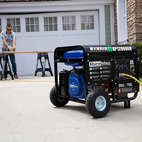 DuroMax Dual Fuel Generator 12,000W Gas/Propane, 457cc 4-Stroke Engine - XP12000EH - Image 3 DuroMax Dual Fuel Generator 12,000W Gas/Propane, 457cc 4-Stroke Engine - XP12000EH - Image 3