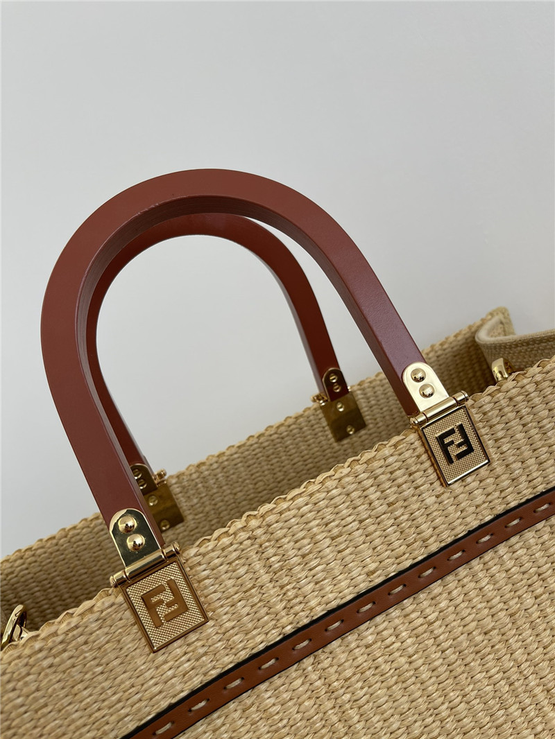 fendi sunshine straw shopping bag - Replicaclubs