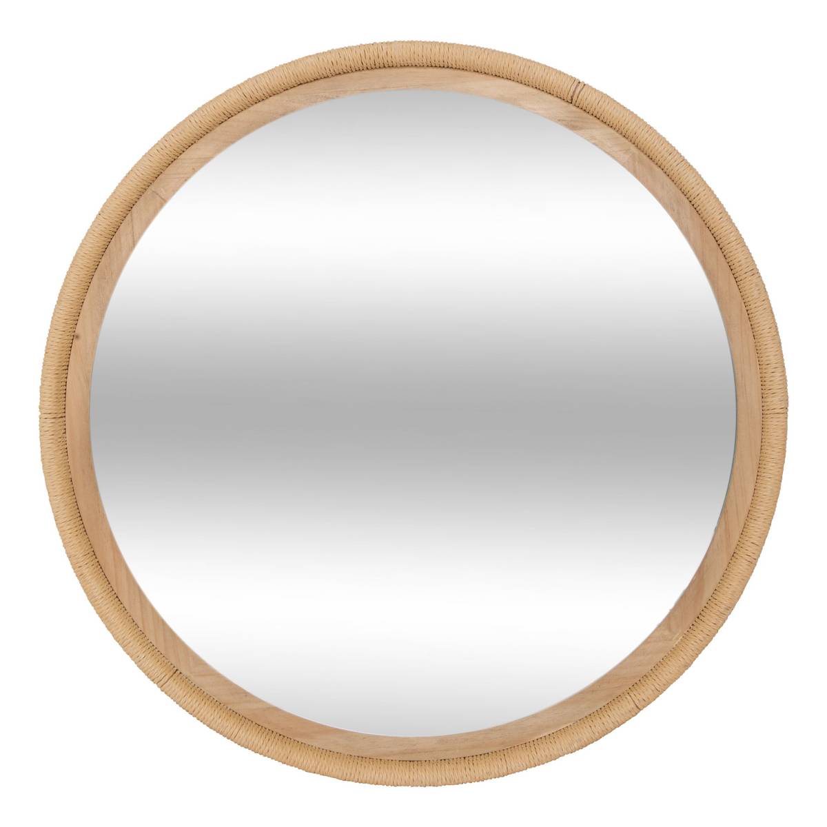 Mirror "Laia" Caramel Brown, D.81.5 cm