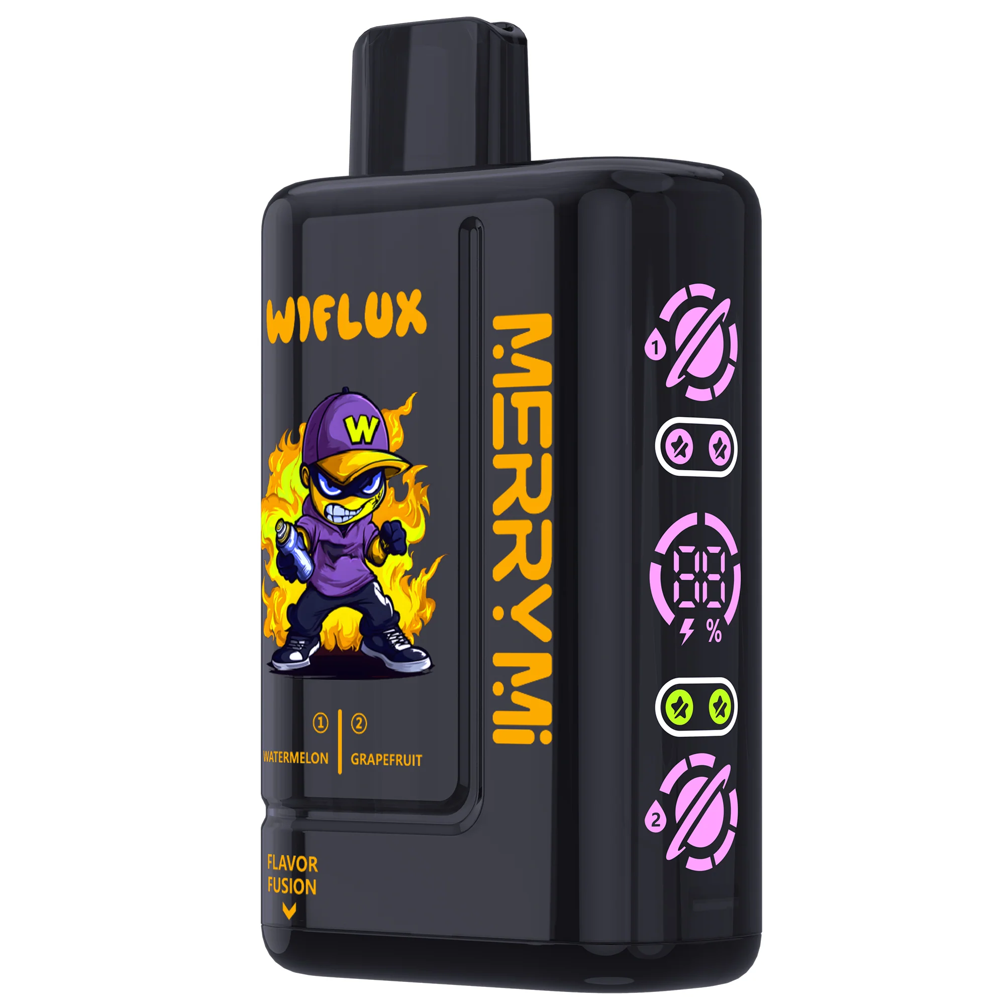 MerryMi WIFLUX 24K ładowalny jednorazowy e-papieros (wszystkie smaki)