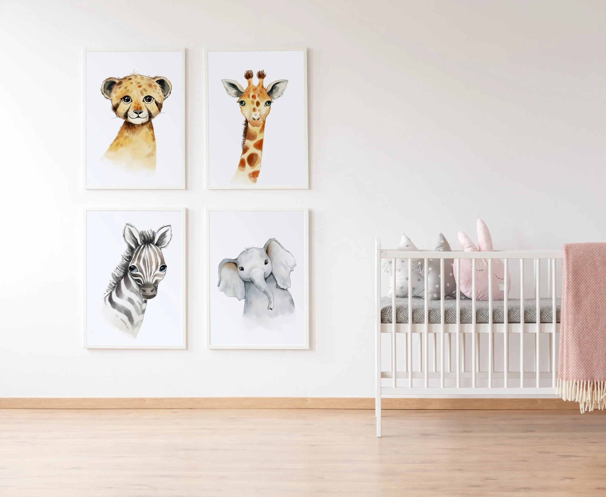 Bowzoom Poster 4er Set Kinderzimmer