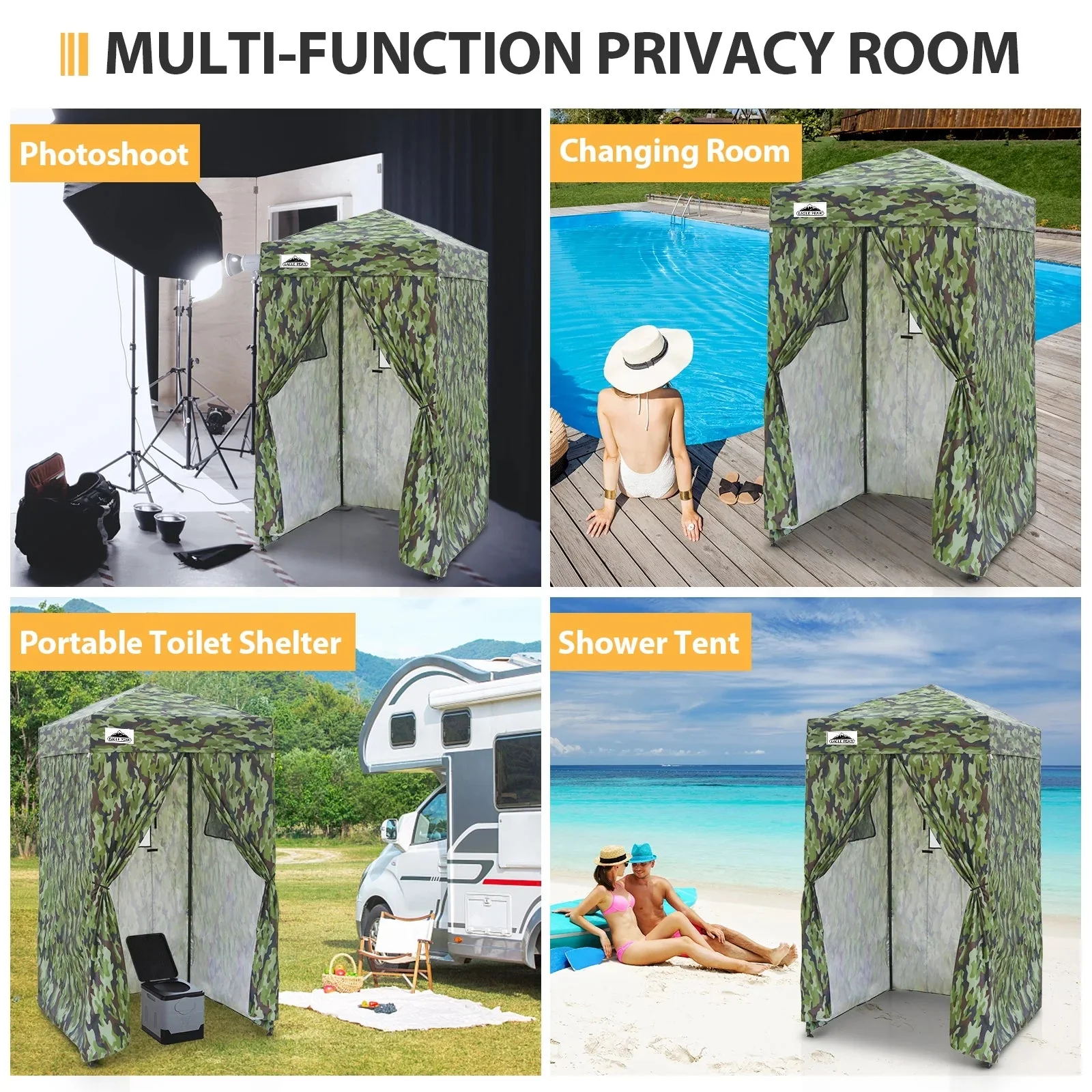 EAGLE PEAK Ultra Compact 4 ft x 4 ft Pop-Up Changing Room Canopy - Flex - Image 165 EAGLE PEAK Ultra Compact 4 ft x 4 ft Pop-Up Changing Room Canopy - Flex - Image 165