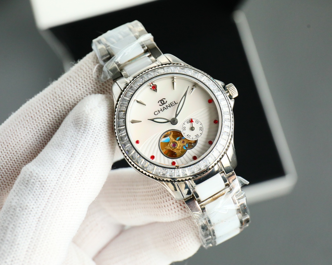 CHANEL🌸🌸🌸🌸 Crafted Jewellery Precision Ceramic Bracelet Diameter 35mm - 1(1:1 replica) - Top club