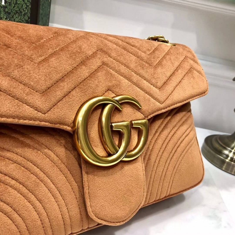 Replica Gucci Gg Marmont Medium Velvet Shoulder Bag 4434961:1High-quality replica