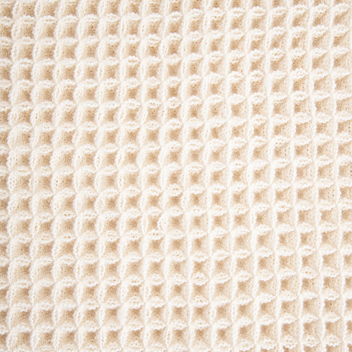 Dywanik łazienkowy VAFFEL beżowy o waflowej teksturze 40x60 cm