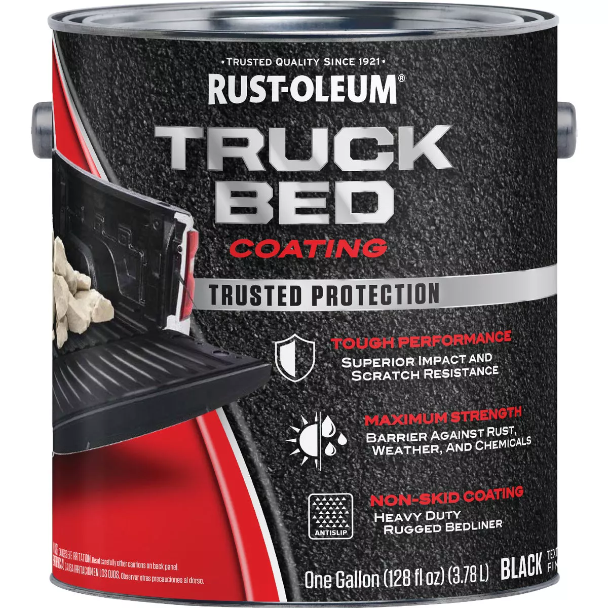 Rust-Oleum Automotive Truck Bed Coating, Gallon, Black