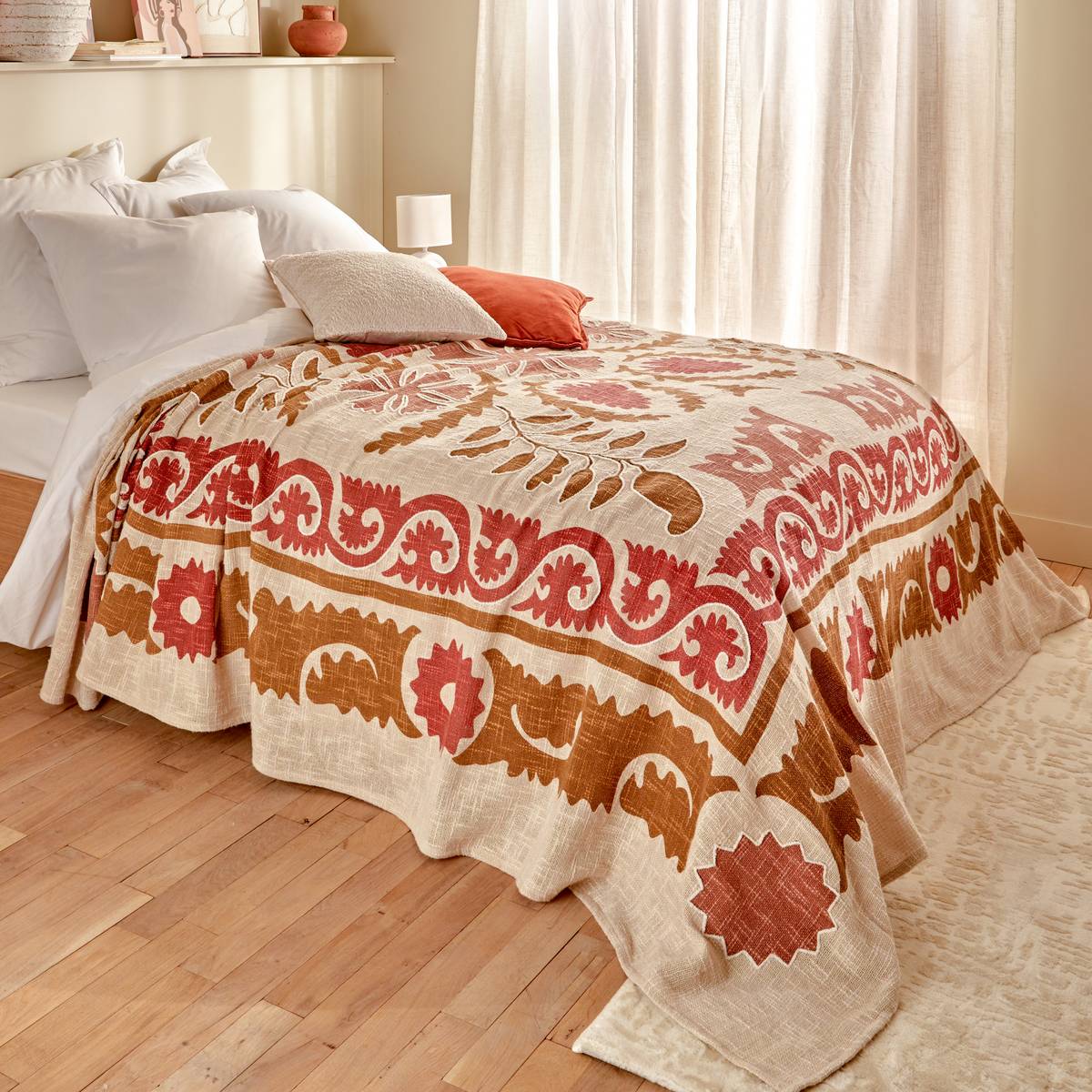 Bedspread "Sienna" Terracotta, 260x240 cm