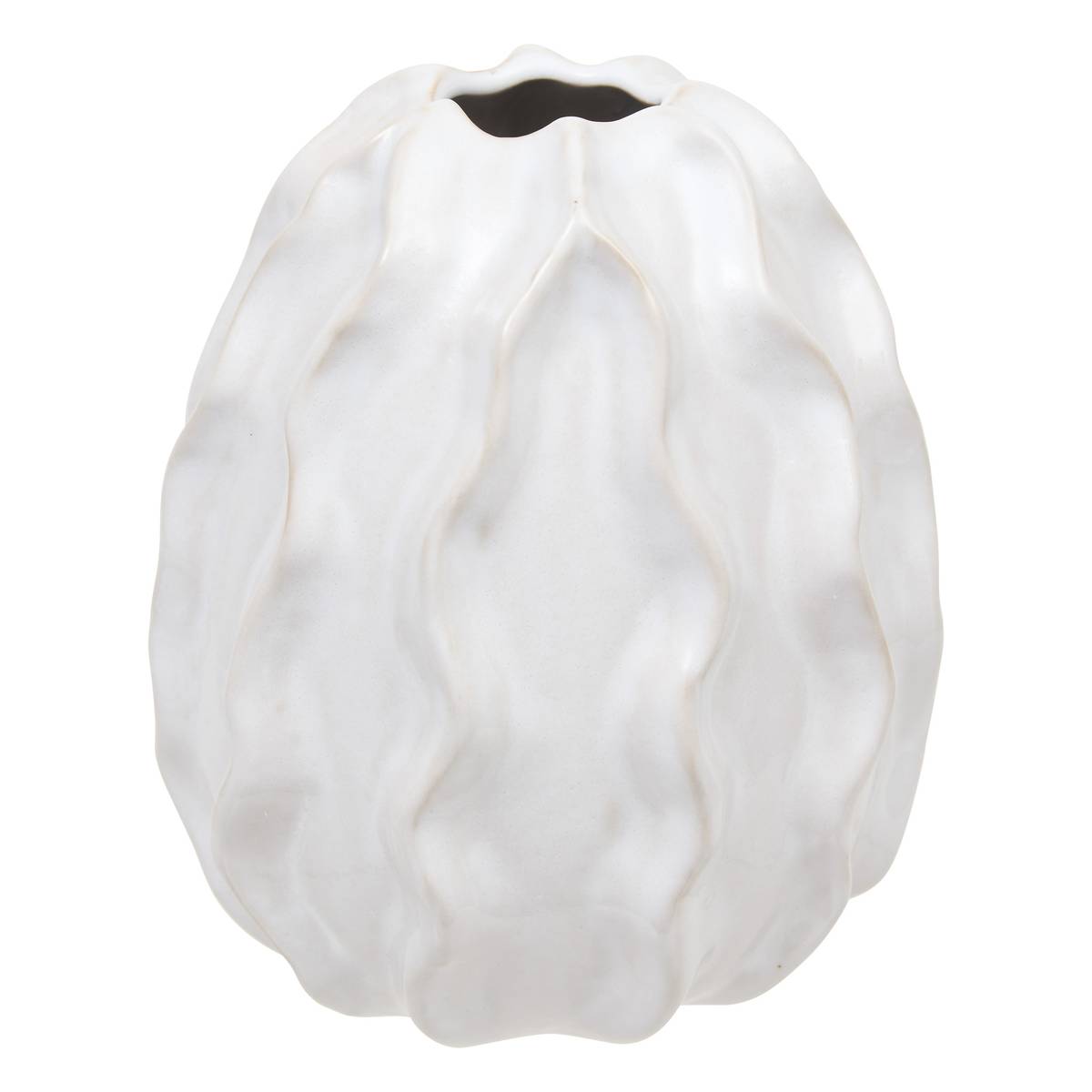 Vase "Sandri" White, H.17 cm