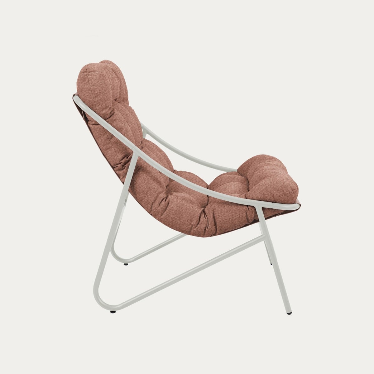 Zestaw mebli ogrodowych TIVOLI beżowy z beżowymi poduszkami 65,5x85x95 cm / 43x43x42 cm