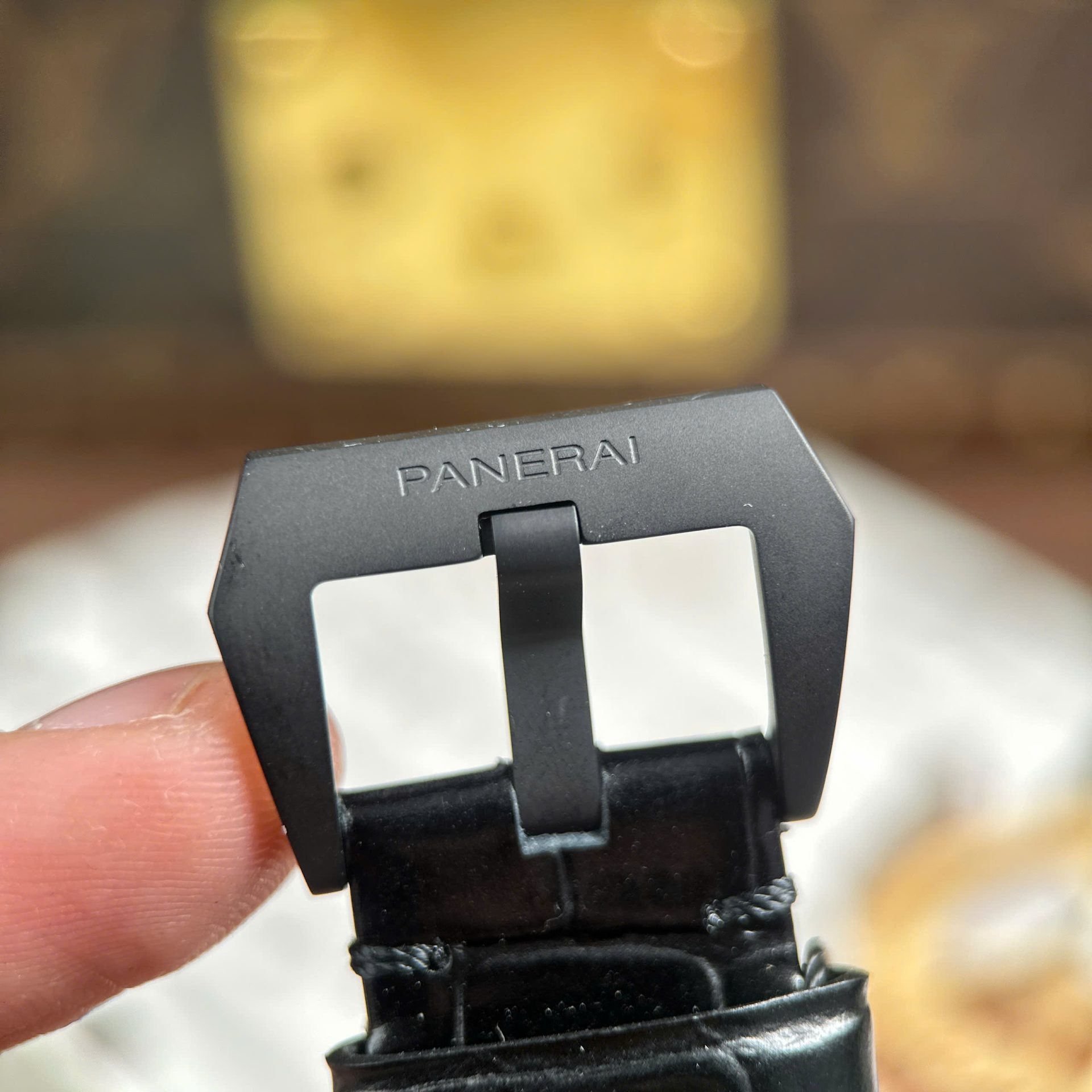 Panerai Luminor GMT PAM1096 Luxury Fake Wathes Automatic Movement Leather Strap VS Factory 42mm - Top club