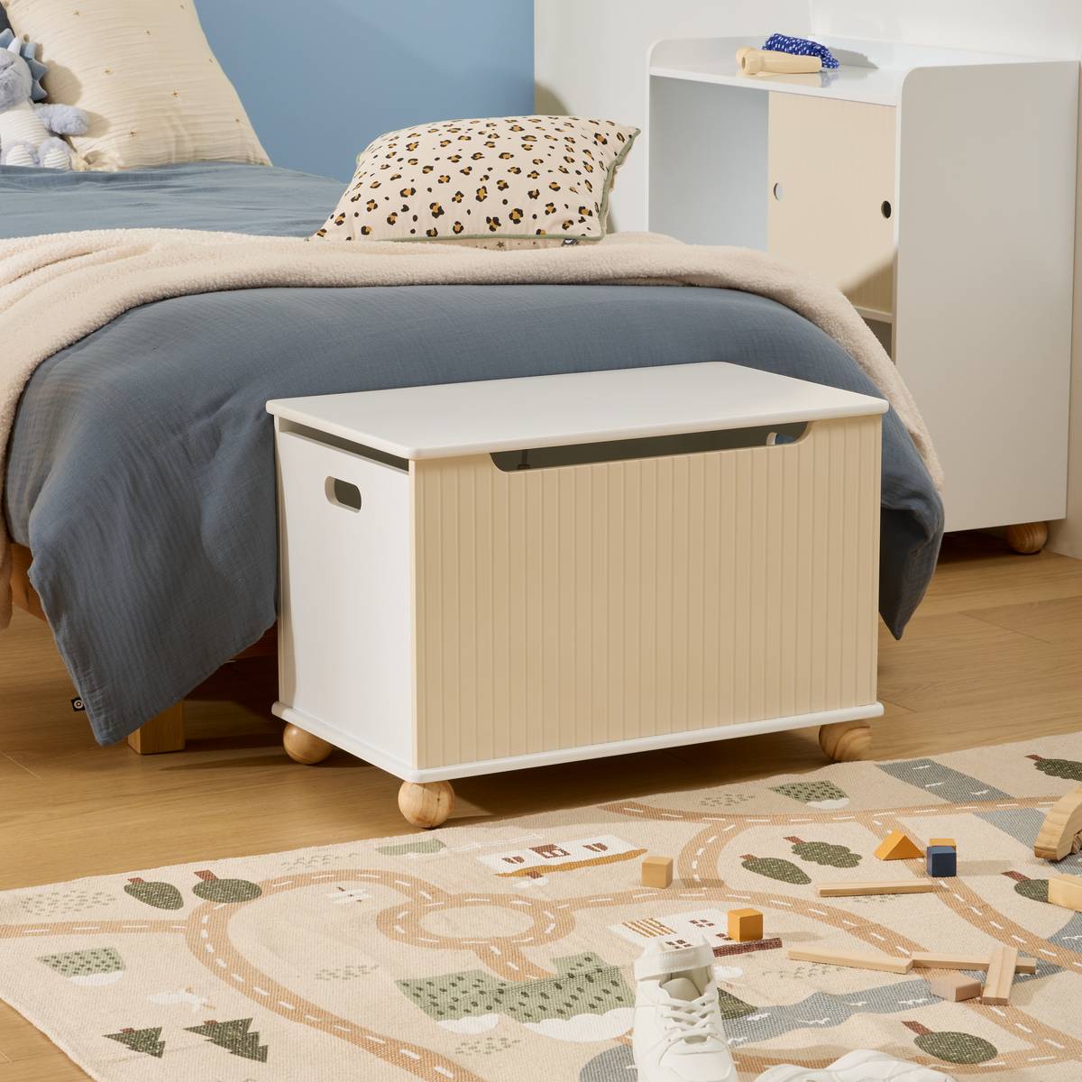 Children's Chest "Bouli" Beige, 60x36 cm
