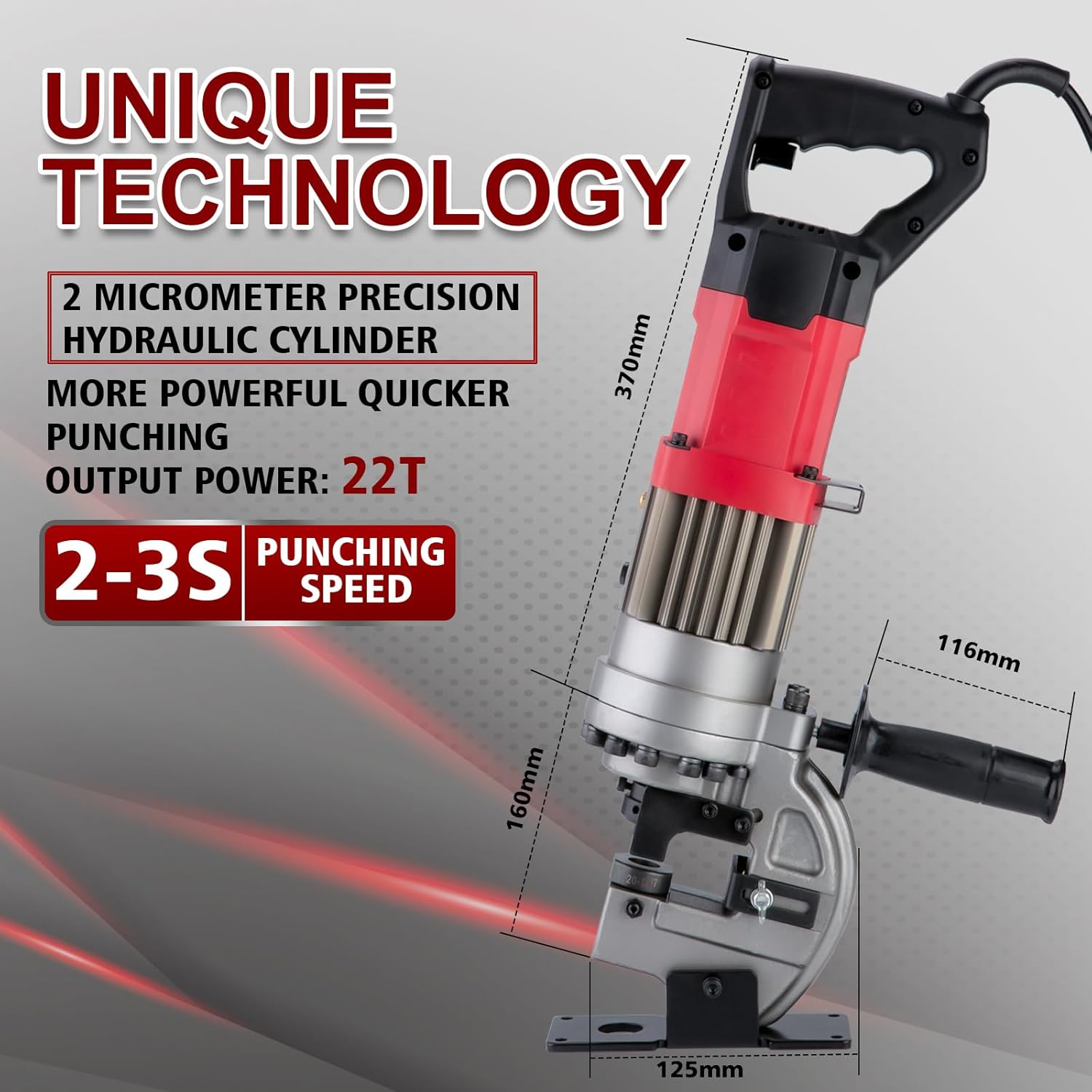 1300W Electric Hydraulic Hole Puncher Φ1/4