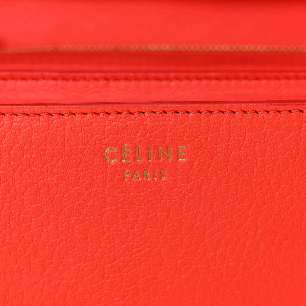 Top Replica Handbags – Celine Alizarin Goatskin Flap Bag Superfake