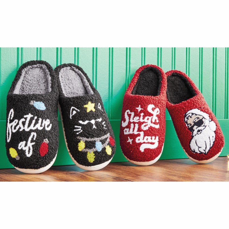 Holiday Slippers - MIDNIGHT VELVET CATALOG