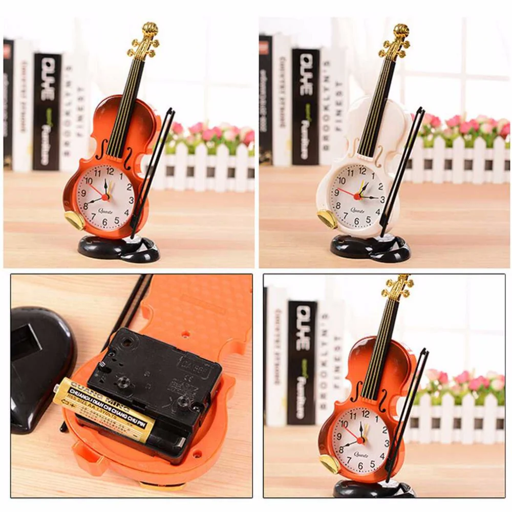 Music Creative Instrument Table Alarm Clock