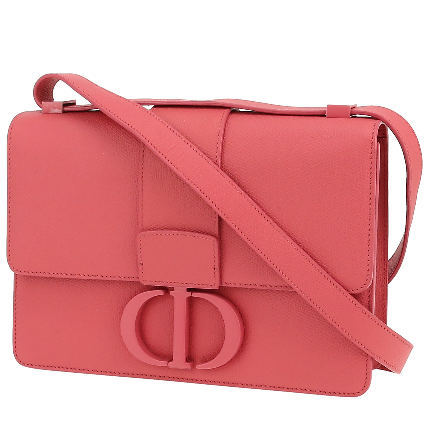 Dior 30 Montaigne shoulder bag in pink grained leather1:1High-quality replica