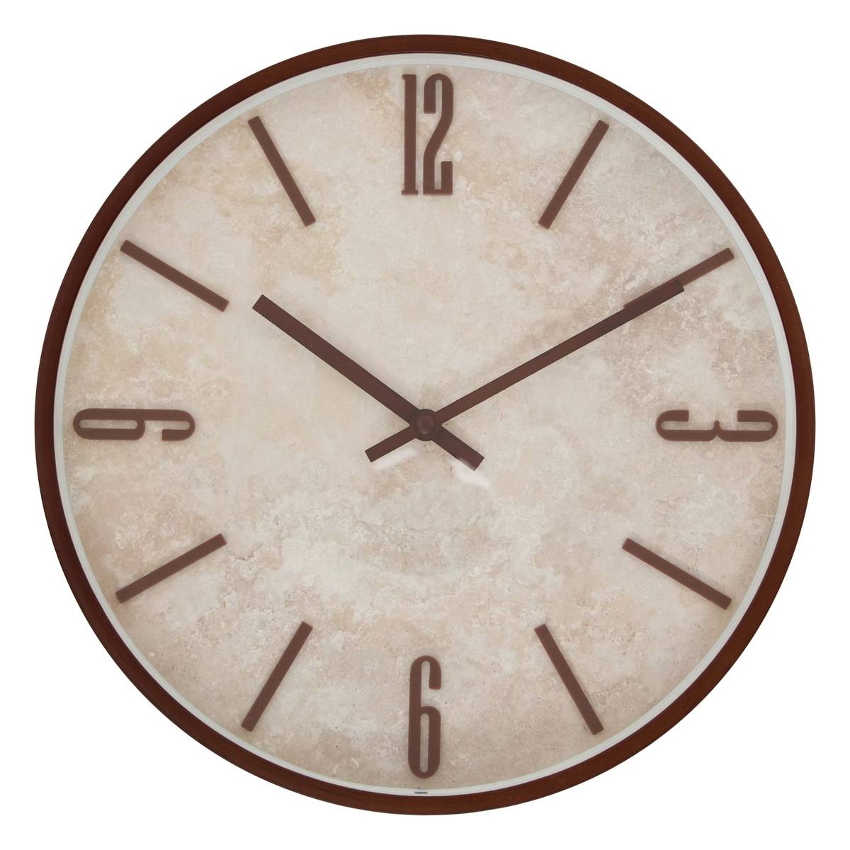 Clock "Nella" Brown, 29.2x3.9 cm