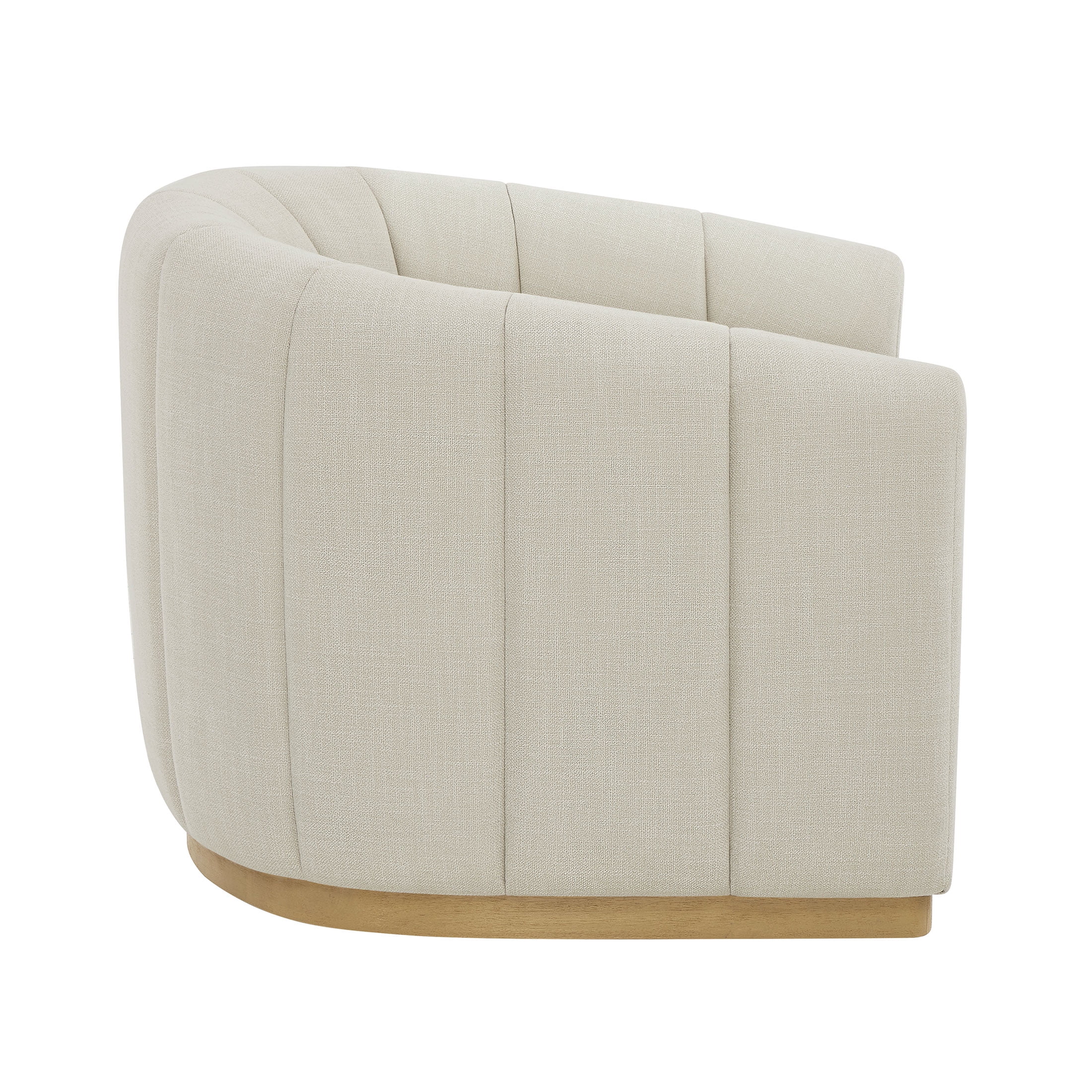 Better Homes & Gardens Lillian Accent Swivel Chair, Cream Linen - Image 13