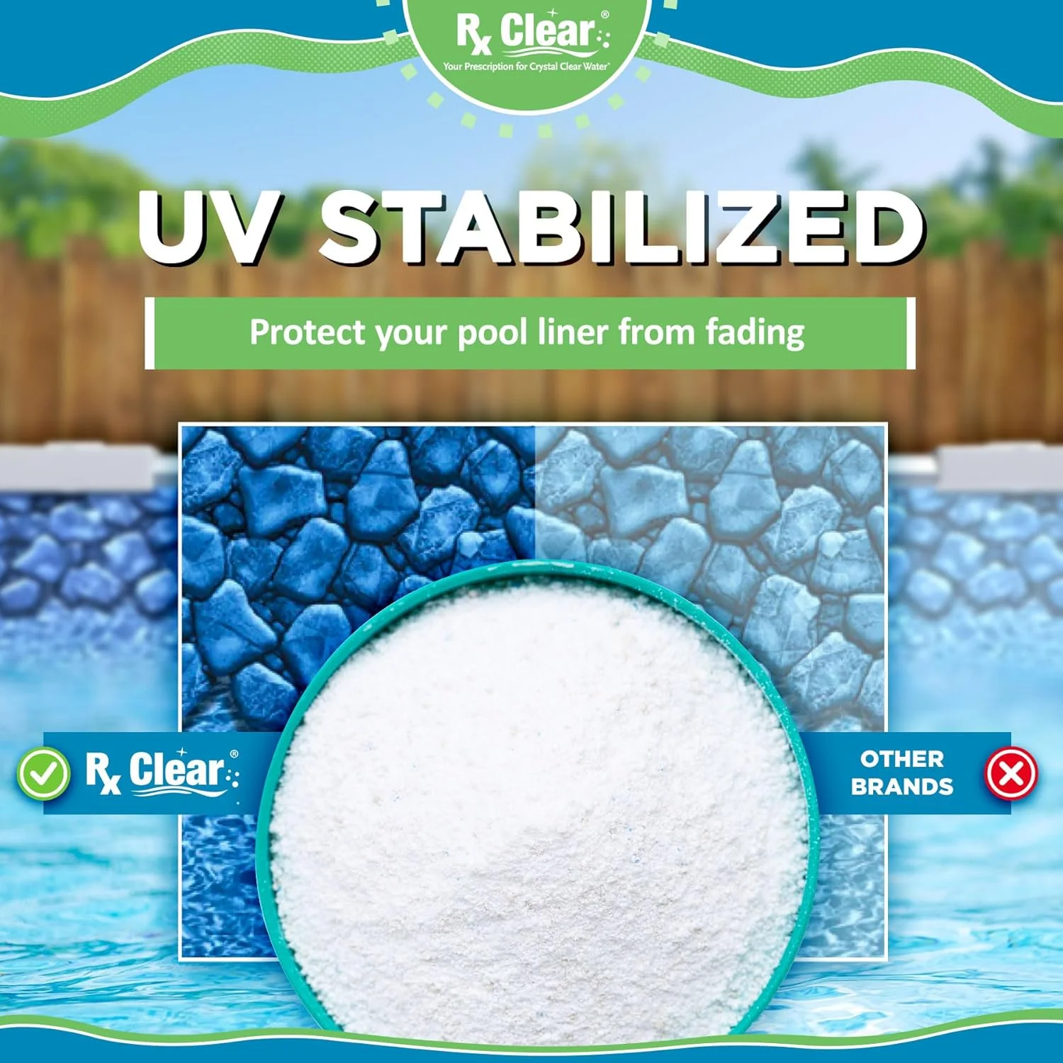 Rx Clear Granular Pool Chlorine, 50 lbs - Image 5 Rx Clear Granular Pool Chlorine, 50 lbs - Image 5
