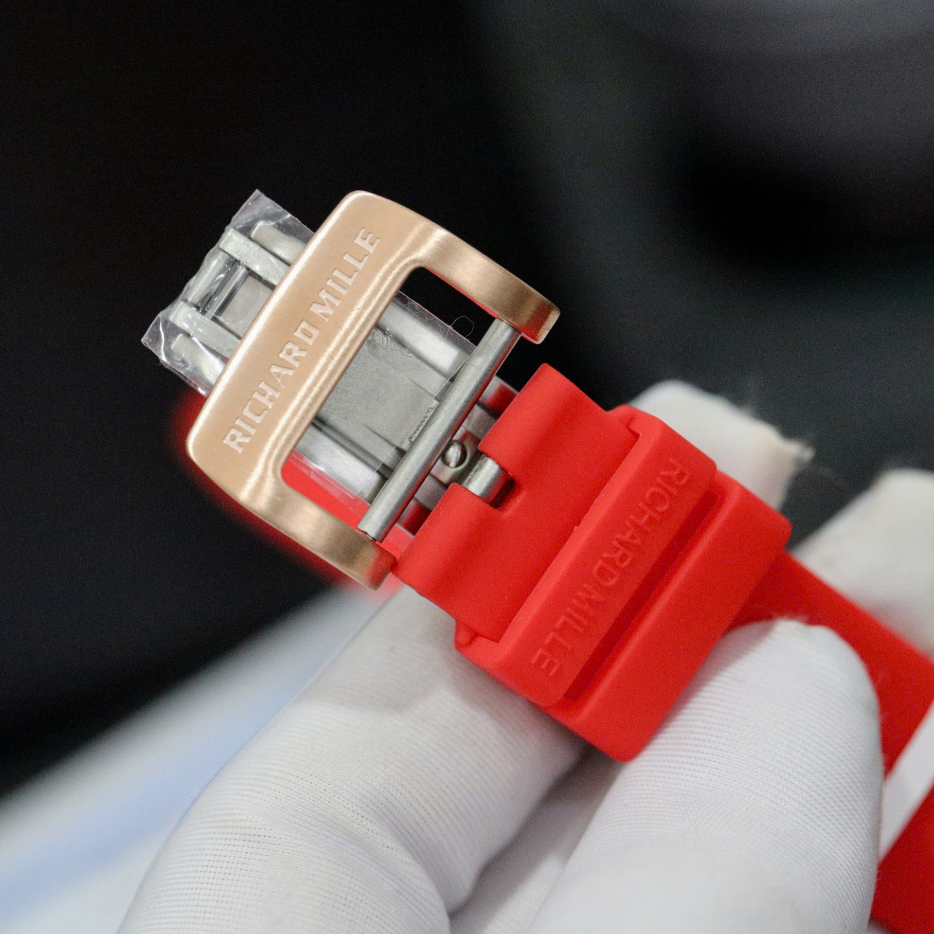 Richard Mille RM007 Replica Watch Custom Moissanite Diamonds Red 36mm - Top club