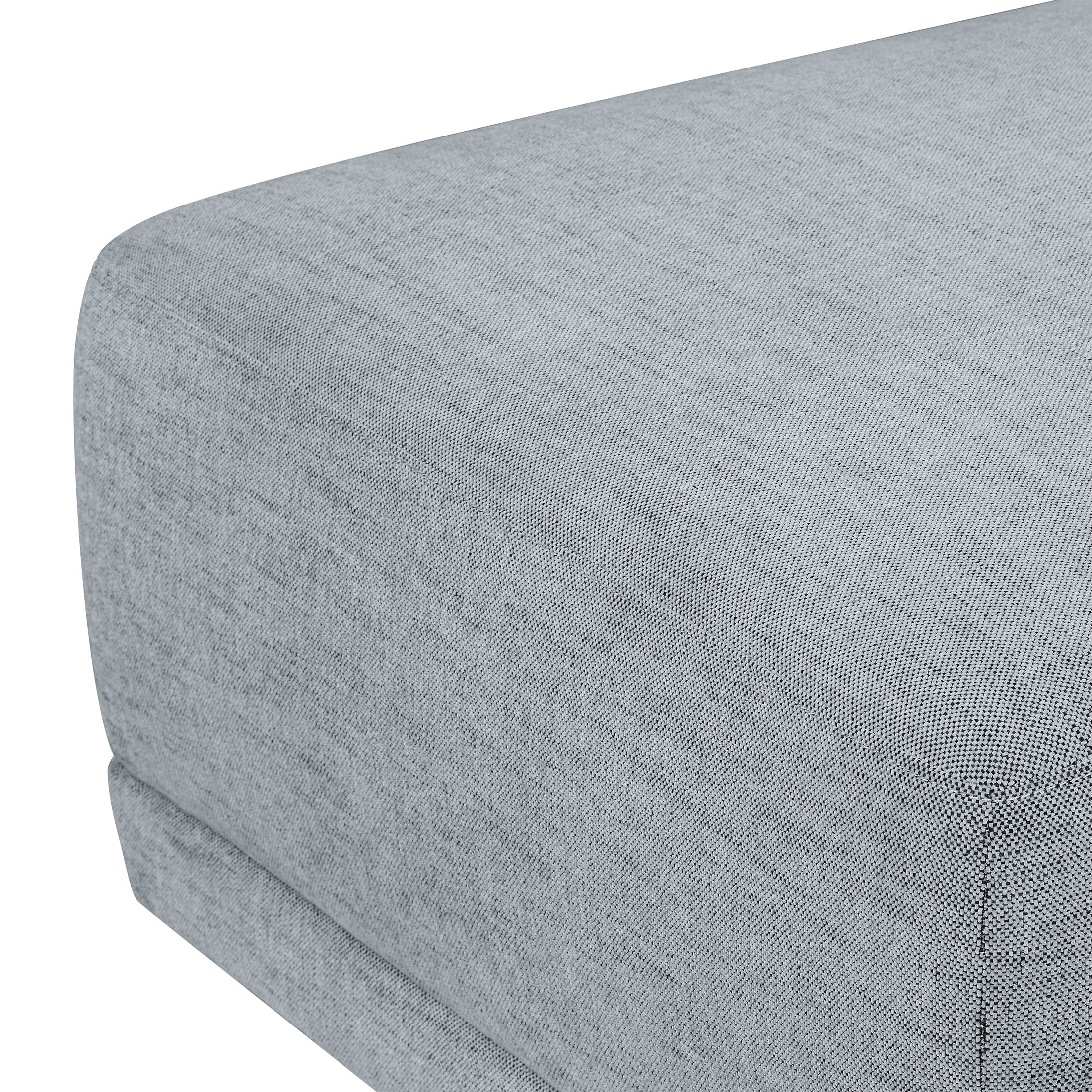Beautiful Drew Modular Sectional Sofa with Ottoman by Drew Barrymore, Gray Fabric - Image 13