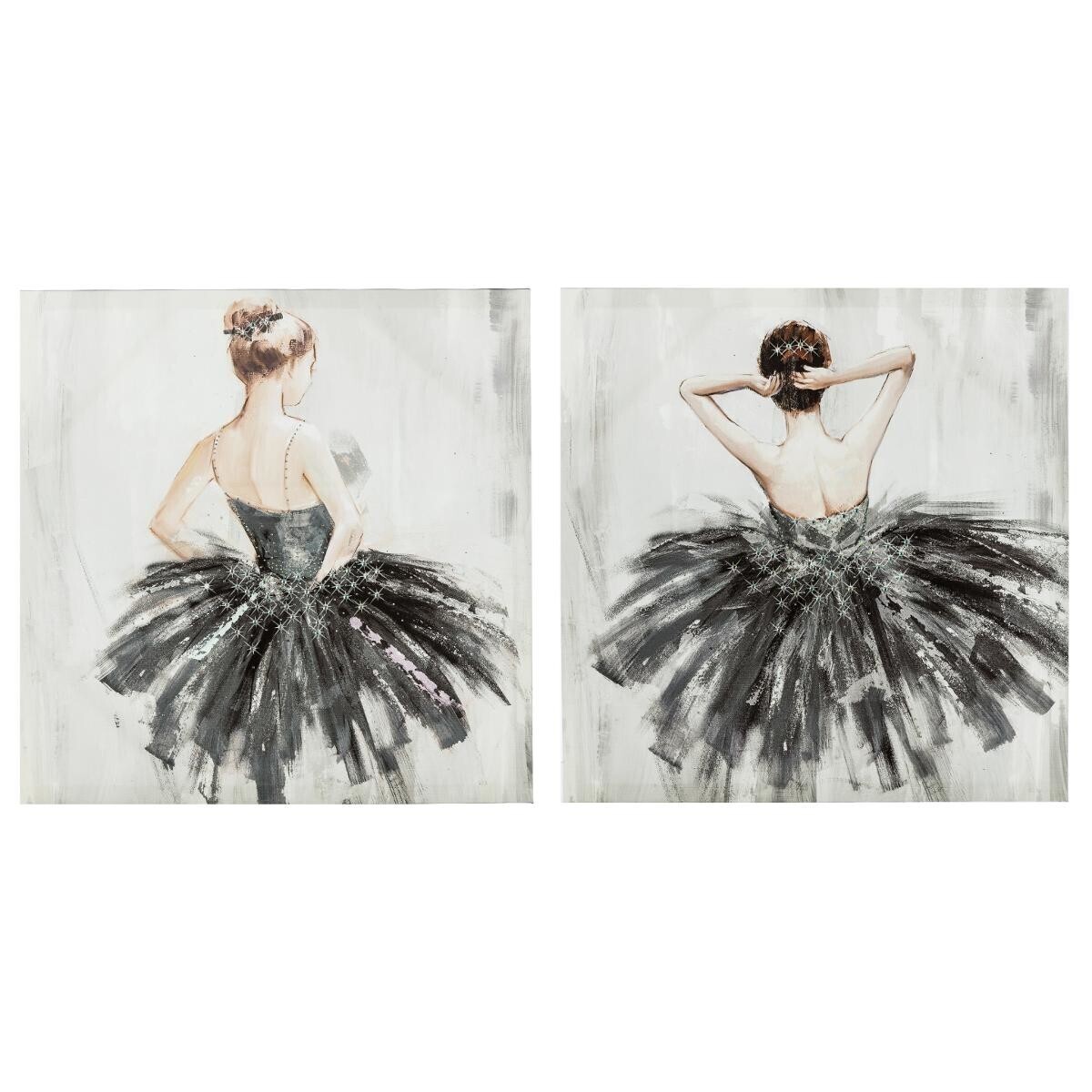 Printed canvas"Danseuse" 48x48 cm