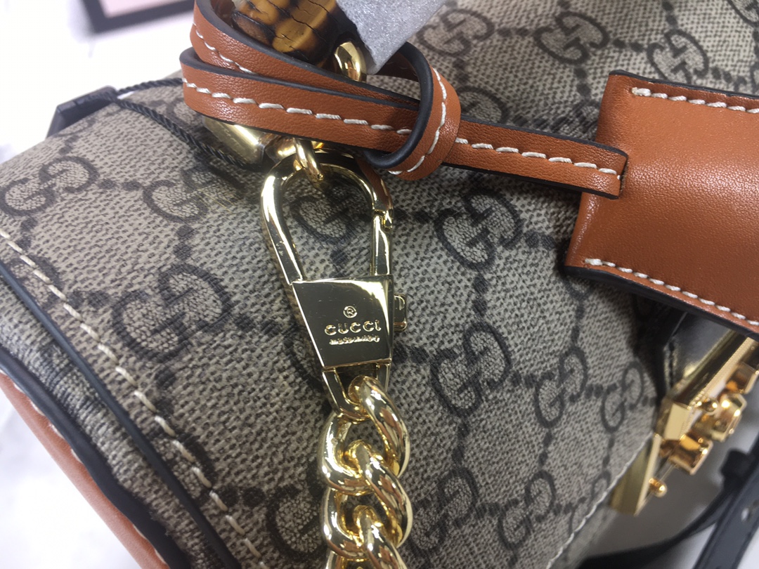 Replica Gucci Padlock Small Bamboo Shoulder Bag 6032211:1High-quality replica