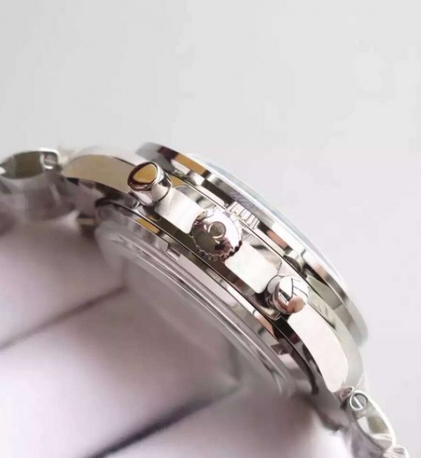 Replica Omega Speedmaster Moonwatch Chrono Dark Side Of The Moon SS Bracelet A9300 - Top club