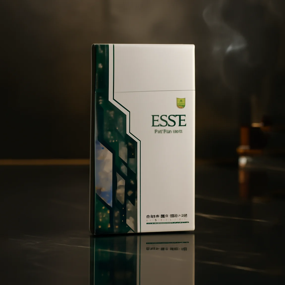 ESSE Menthol (Mechanical Green) Super Slim-Classic menthol taste, 20 cigarettes per pack