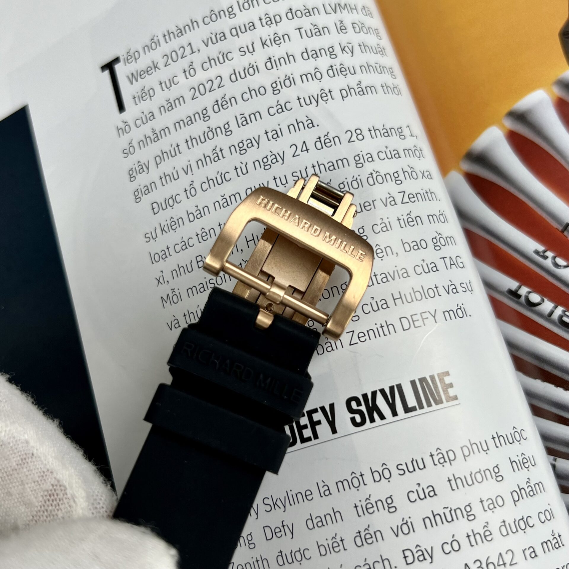 Richard Mille RM007 Replica 1:1 Watch Rose Gold With Full Stone 36mm - Top club