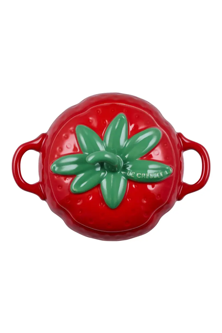 Strawberry Stoneware Mini Cocotte
